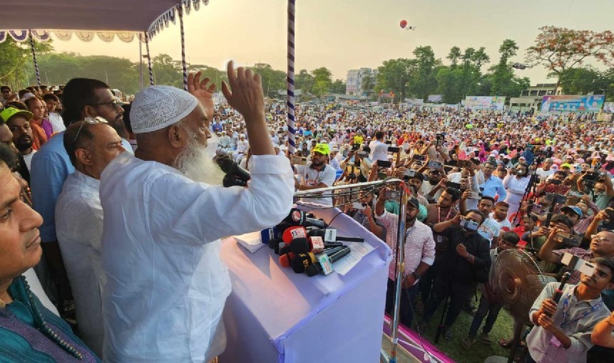 সুষ্ঠু নির্বাচন আদায়ে জনগণকে ঐক্যবদ্ধ হওয়ার আহ্বান কায়কোবাদের,জনসভা জনসমুদ্রে পরিণত